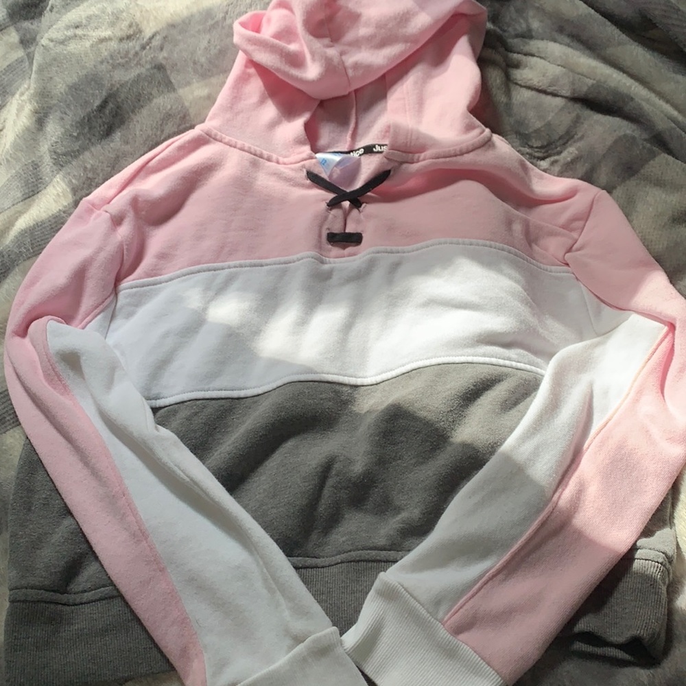 Justice cropped sweatshirt